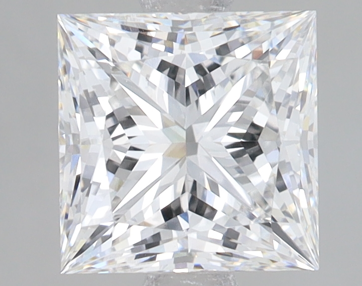 Lab Grown 2.1 Carat, E Colour, <br/>VS1 Clarity PRINCESS Diamond