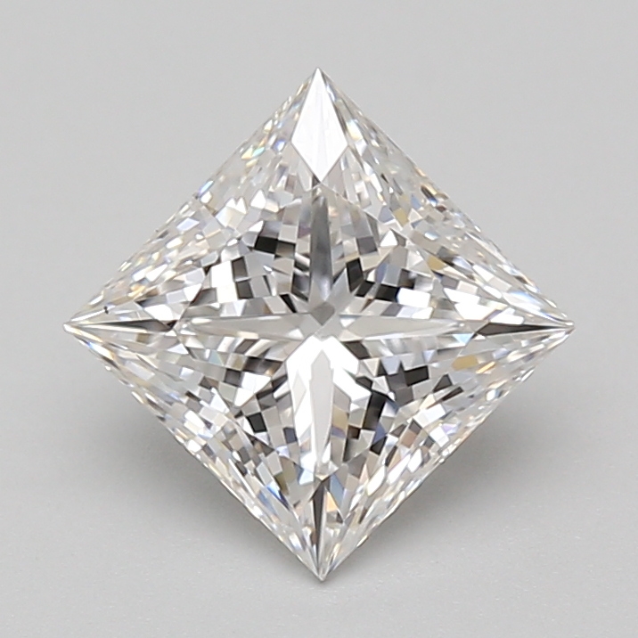 Lab Grown 2.08 Carat, E Colour, <br/>VS1 Clarity PRINCESS Diamond