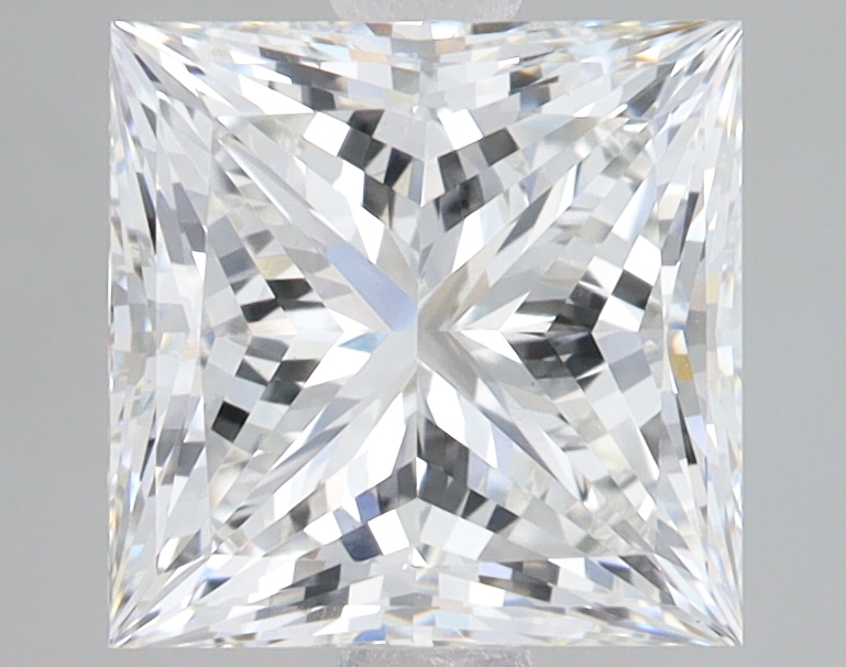 Lab Grown 3.05 Carat, E Colour, <br/>VS1 Clarity PRINCESS Diamond