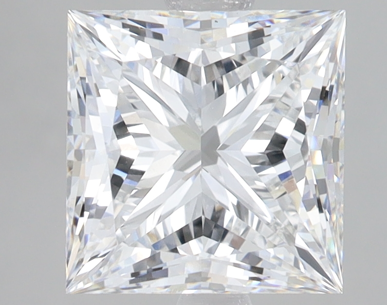 Lab Grown 3.01 Carat, E Colour, <br/>VS1 Clarity PRINCESS Diamond