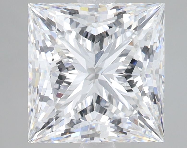 Lab Grown 3.09 Carat, E Colour, <br/>VS1 Clarity PRINCESS Diamond