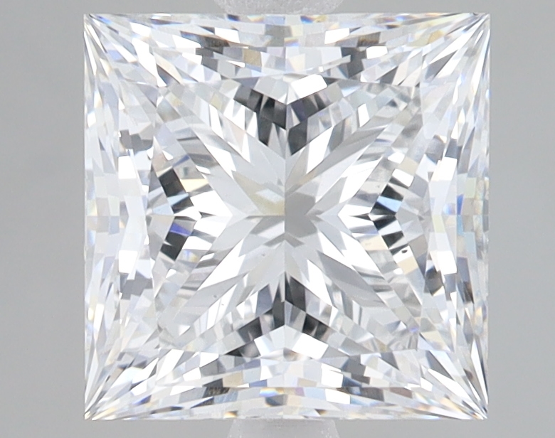 Lab Grown 3.06 Carat, D Colour, <br/>VS1 Clarity PRINCESS Diamond