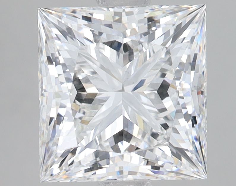 Lab Grown 2.99 Carat, E Colour, <br/>VS1 Clarity PRINCESS Diamond