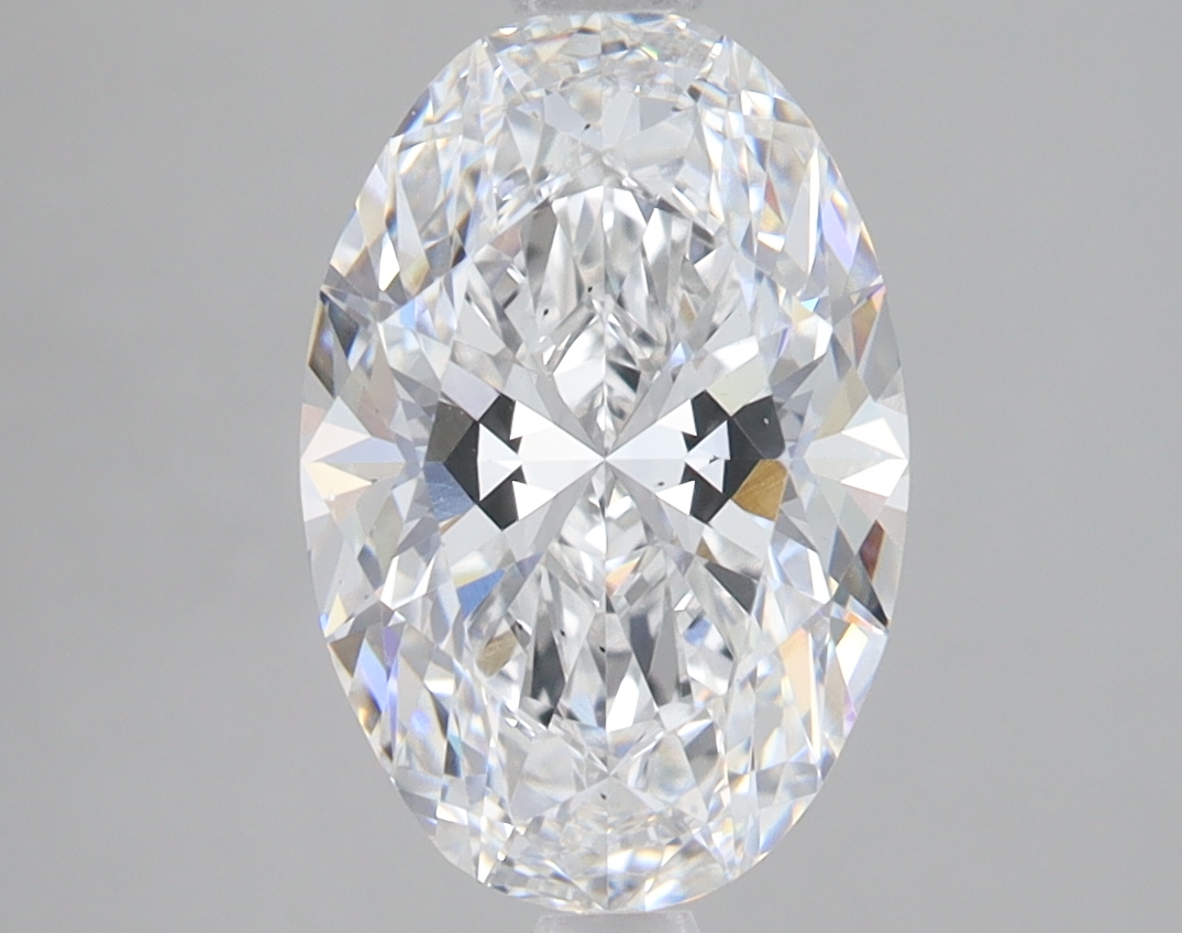 Lab Grown 2.58 Carat, E Colour, <br/>VS2 Clarity OVAL Diamond