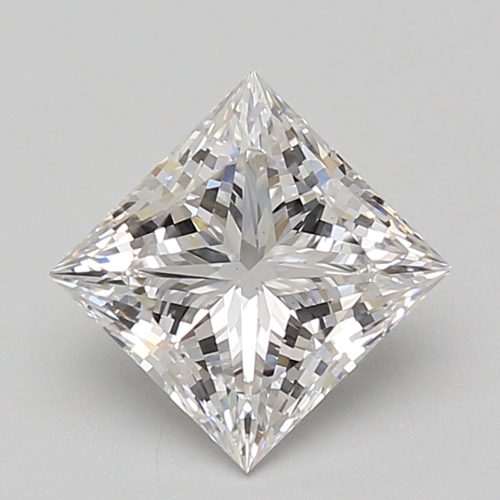 Lab Grown 2.07 Carat, D Colour, <br/>VS1 Clarity PRINCESS Diamond