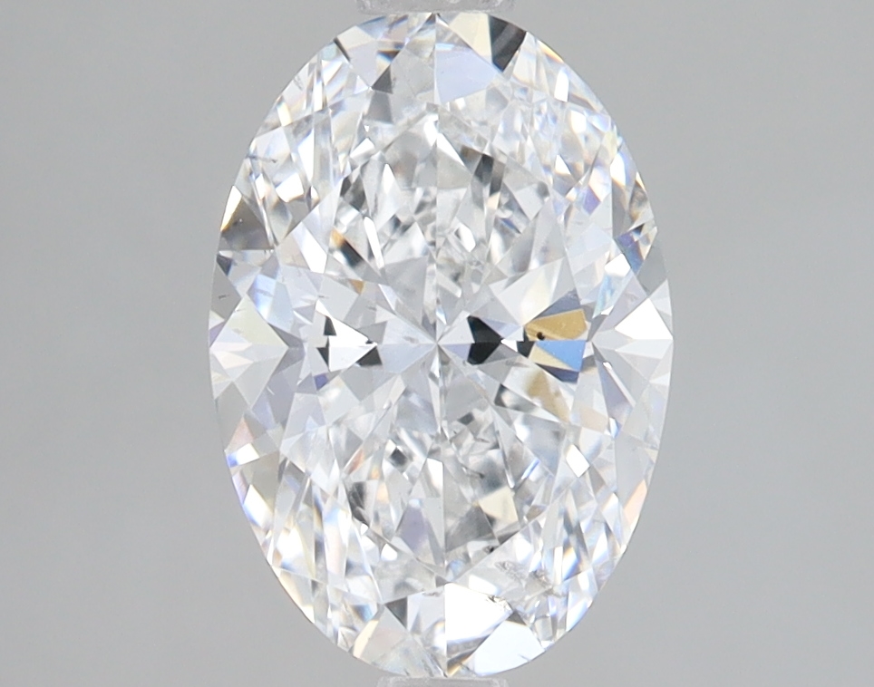 Lab Grown 2.02 Carat, E Colour, <br/>SI1 Clarity OVAL Diamond