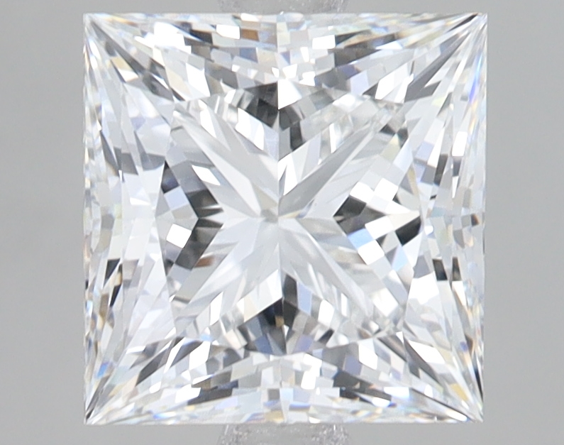 Lab Grown 3.06 Carat, E Colour, <br/>VS1 Clarity PRINCESS Diamond