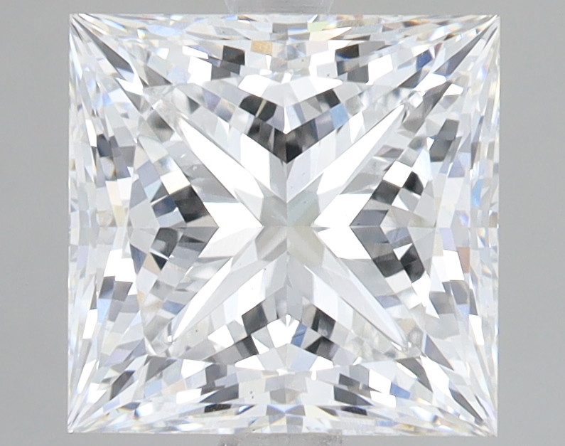 Lab Grown 3.54 Carat, E Colour, <br/>VS1 Clarity PRINCESS Diamond