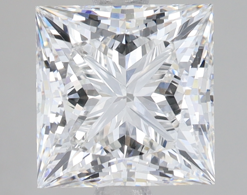 Lab Grown 3.08 Carat, E Colour, <br/>VS1 Clarity PRINCESS Diamond