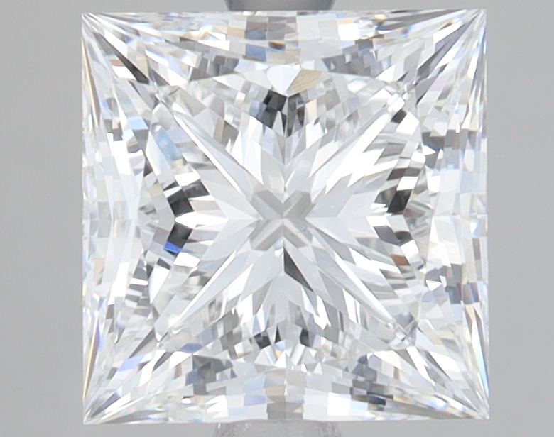 Lab Grown 3.01 Carat, D Colour, <br/>VS1 Clarity PRINCESS Diamond