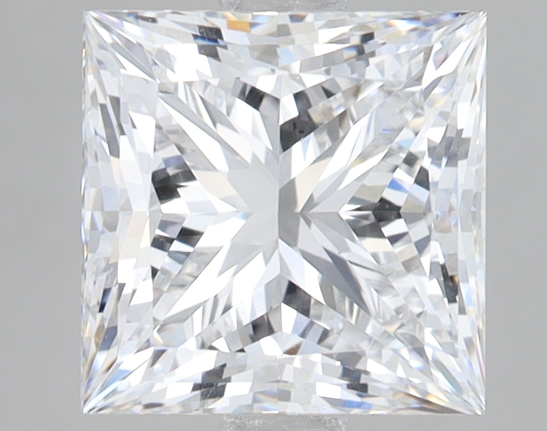Lab Grown 3.1 Carat, D Colour, <br/>VS1 Clarity PRINCESS Diamond