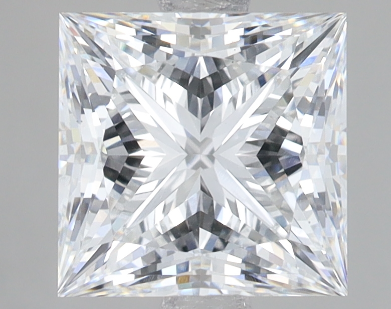 Lab Grown 3.04 Carat, D Colour, <br/>VS1 Clarity PRINCESS Diamond