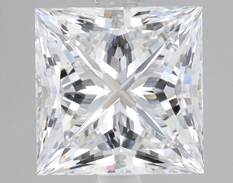 Lab Grown 3.07 Carat, E Colour, <br/>VS1 Clarity PRINCESS Diamond