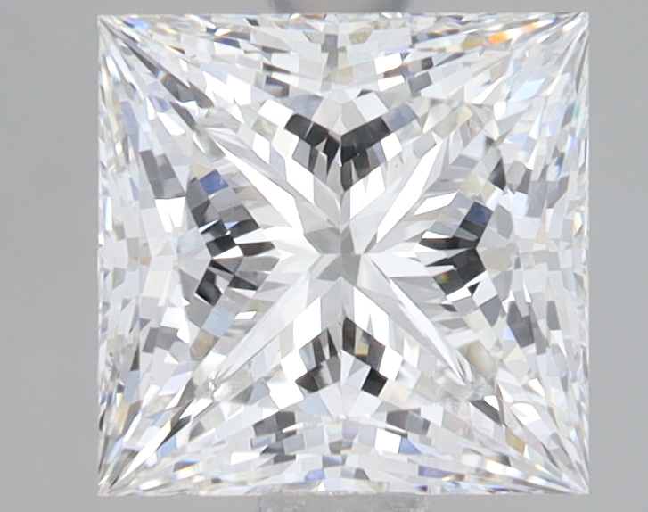 Lab Grown 2.1 Carat, E Colour, <br/>VS1 Clarity PRINCESS Diamond