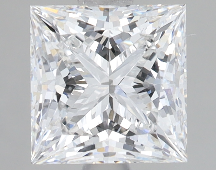 Lab Grown 2.09 Carat, D Colour, <br/>VS1 Clarity PRINCESS Diamond