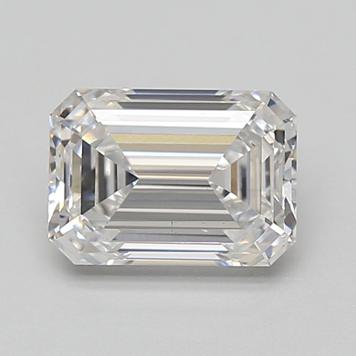 Lab Grown 2.01 Carat, D Colour, <br/>VS2 Clarity EMERALD Diamond