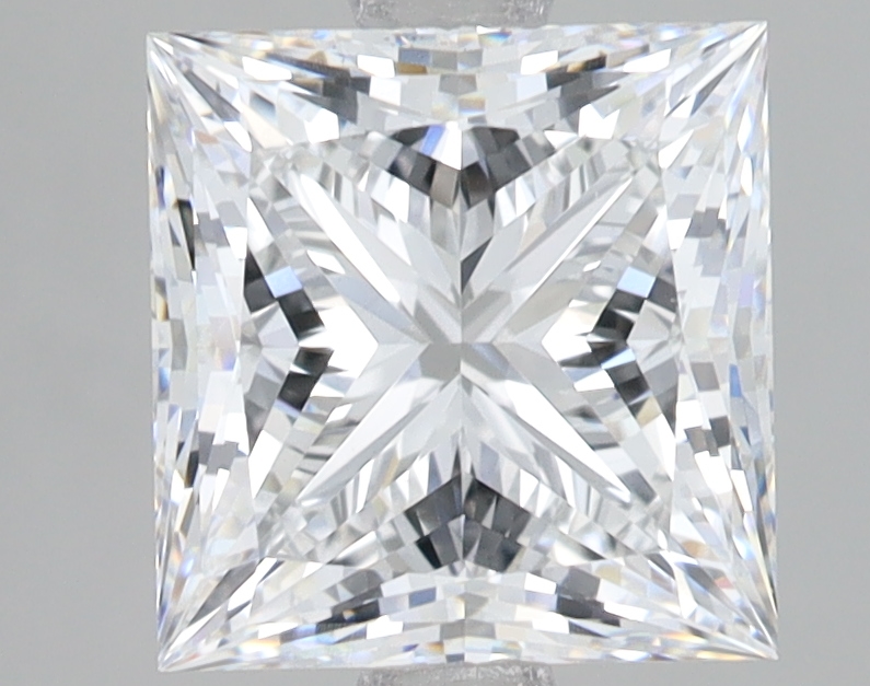 Lab Grown 3.07 Carat, E Colour, <br/>VS1 Clarity PRINCESS Diamond
