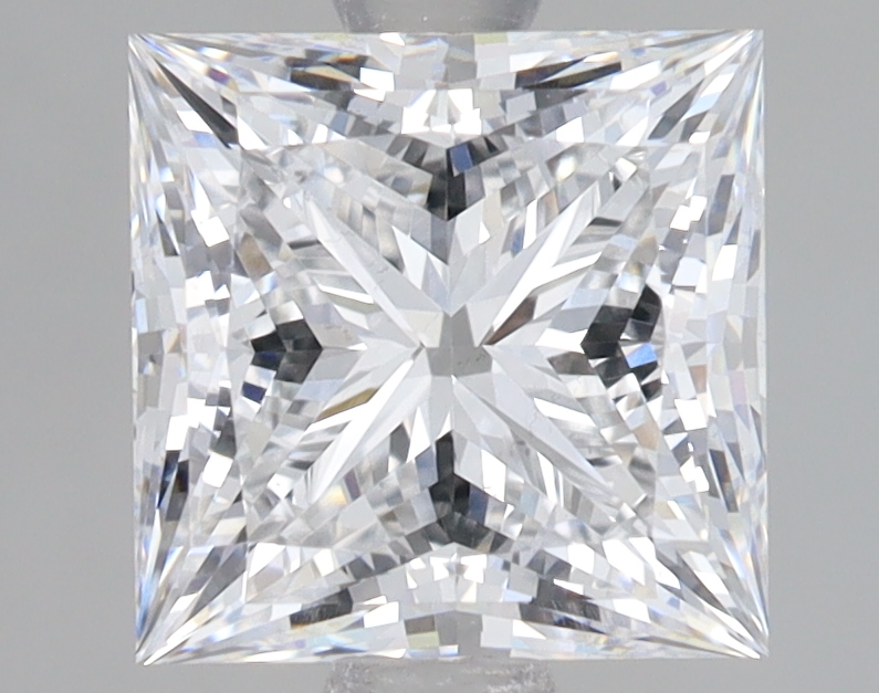 Lab Grown 2.06 Carat, D Colour, <br/>VS2 Clarity PRINCESS Diamond