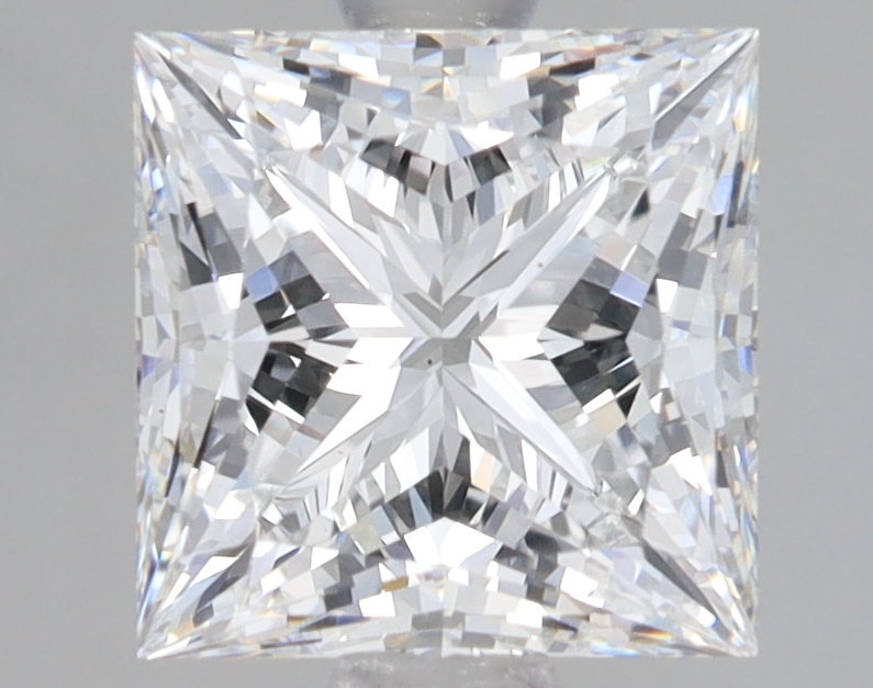 Lab Grown 2.06 Carat, E Colour, <br/>VS1 Clarity PRINCESS Diamond
