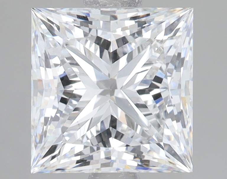 Lab Grown 2.09 Carat, D Colour, <br/>VS1 Clarity PRINCESS Diamond
