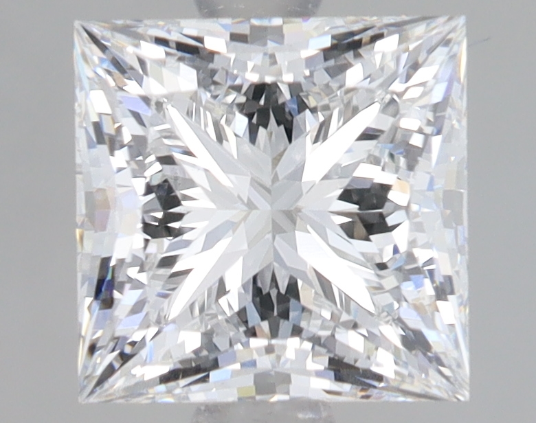 Lab Grown 2.08 Carat, D Colour, <br/>VS1 Clarity PRINCESS Diamond