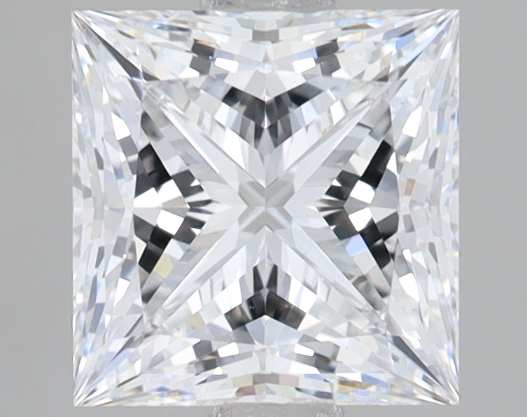 Lab Grown 2.04 Carat, D Colour, <br/>VS1 Clarity PRINCESS Diamond