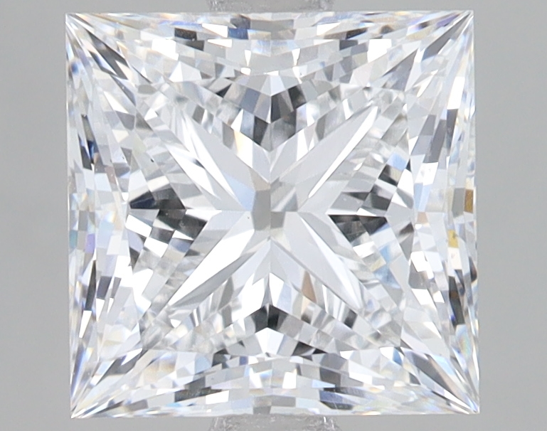 Lab Grown 3.09 Carat, D Colour, <br/>VS1 Clarity PRINCESS Diamond