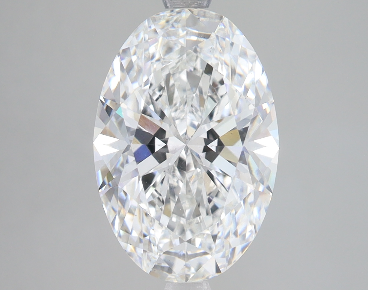 Lab Grown 3.59 Carat, E Colour, <br/>VS2 Clarity OVAL Diamond