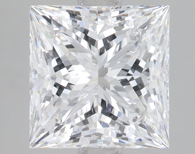 Lab Grown 3.06 Carat, E Colour, <br/>VS1 Clarity PRINCESS Diamond