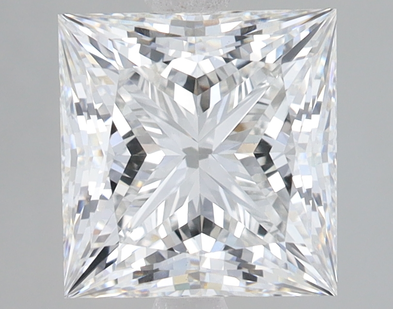 Lab Grown 3.02 Carat, E Colour, <br/>VS1 Clarity PRINCESS Diamond