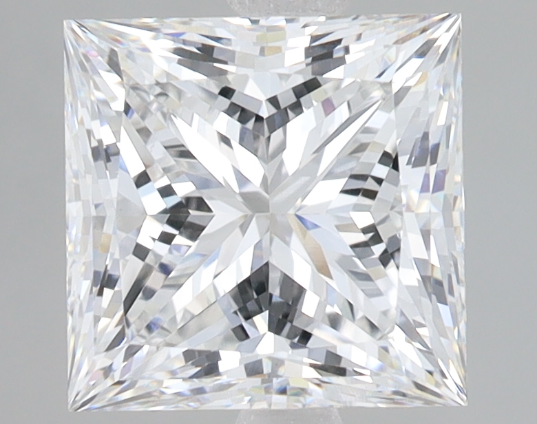 Lab Grown 3.07 Carat, D Colour, <br/>VS1 Clarity PRINCESS Diamond