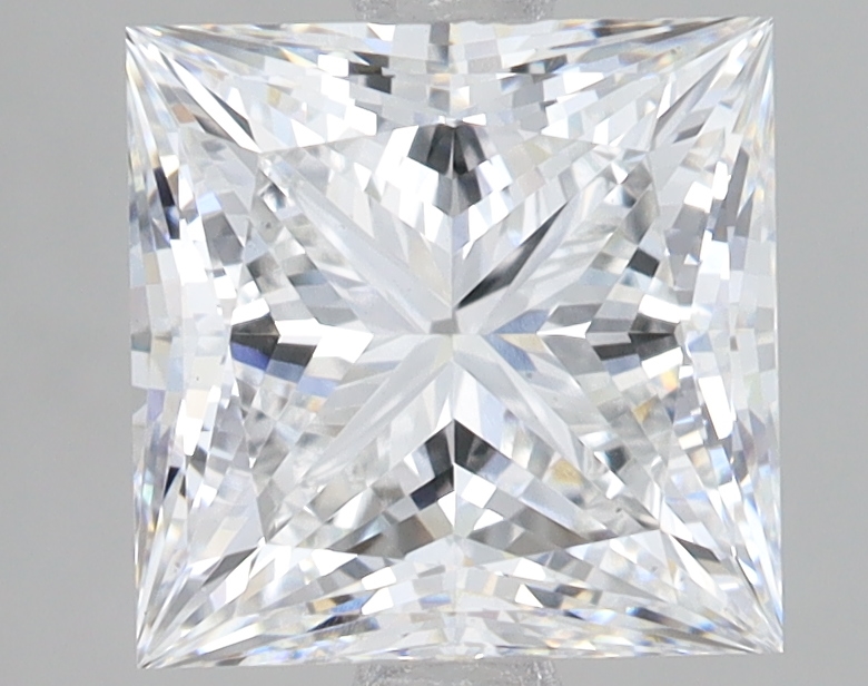 Lab Grown 3.02 Carat, D Colour, <br/>VS1 Clarity PRINCESS Diamond