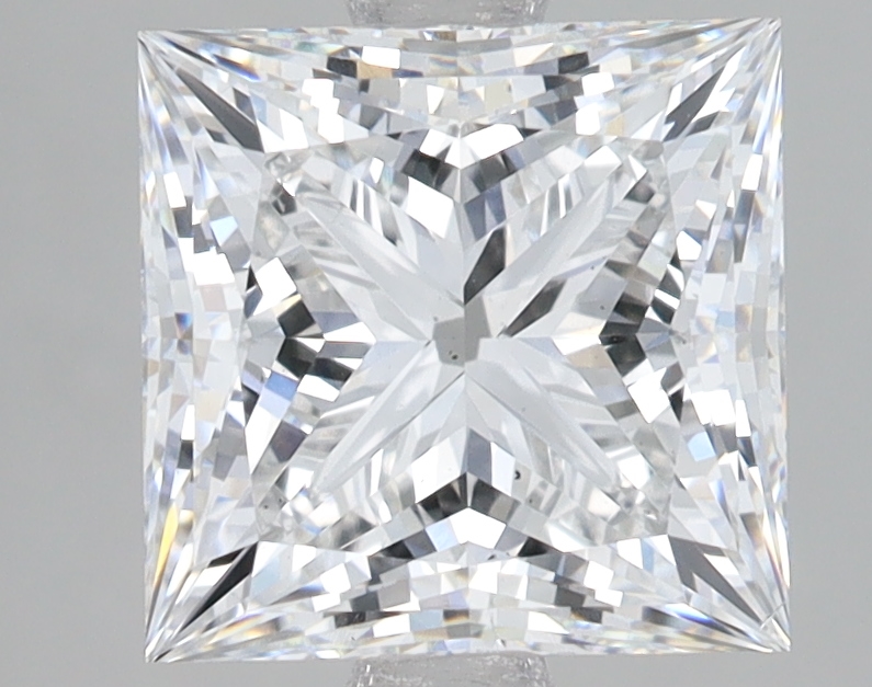 Lab Grown 3.06 Carat, E Colour, <br/>VS2 Clarity PRINCESS Diamond