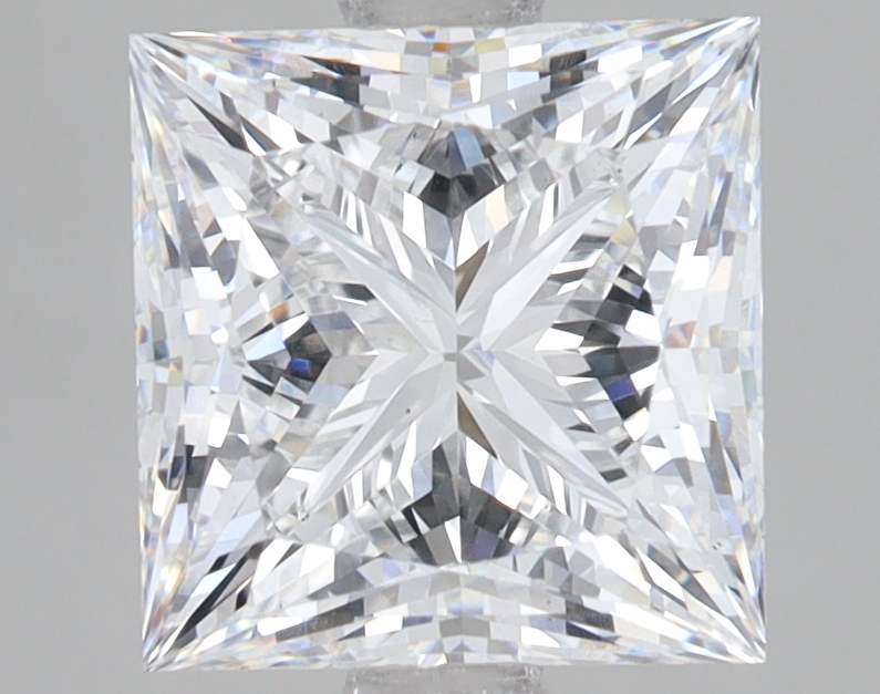 Lab Grown 3.07 Carat, D Colour, <br/>VS1 Clarity PRINCESS Diamond
