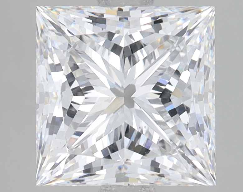 Lab Grown 3.07 Carat, D Colour, <br/>VS1 Clarity PRINCESS Diamond