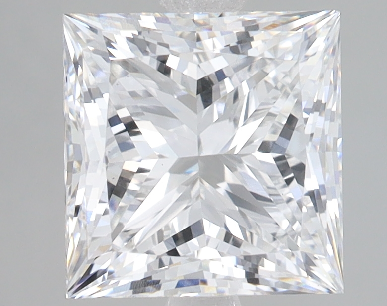 Lab Grown 3.01 Carat, E Colour, <br/>VS1 Clarity PRINCESS Diamond