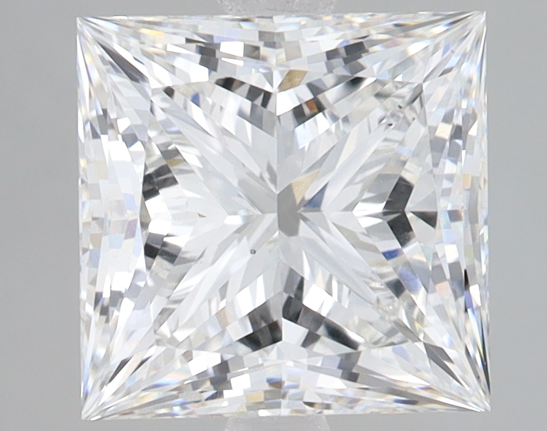 Lab Grown 3.1 Carat, E Colour, <br/>VS2 Clarity PRINCESS Diamond
