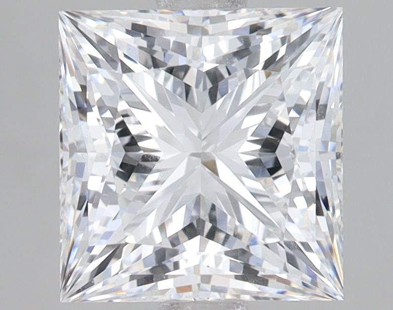 Lab Grown 3.03 Carat, D Colour, <br/>VS1 Clarity PRINCESS Diamond