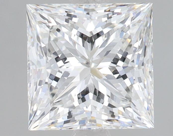 Lab Grown 2.09 Carat, E Colour, <br/>VS1 Clarity PRINCESS Diamond