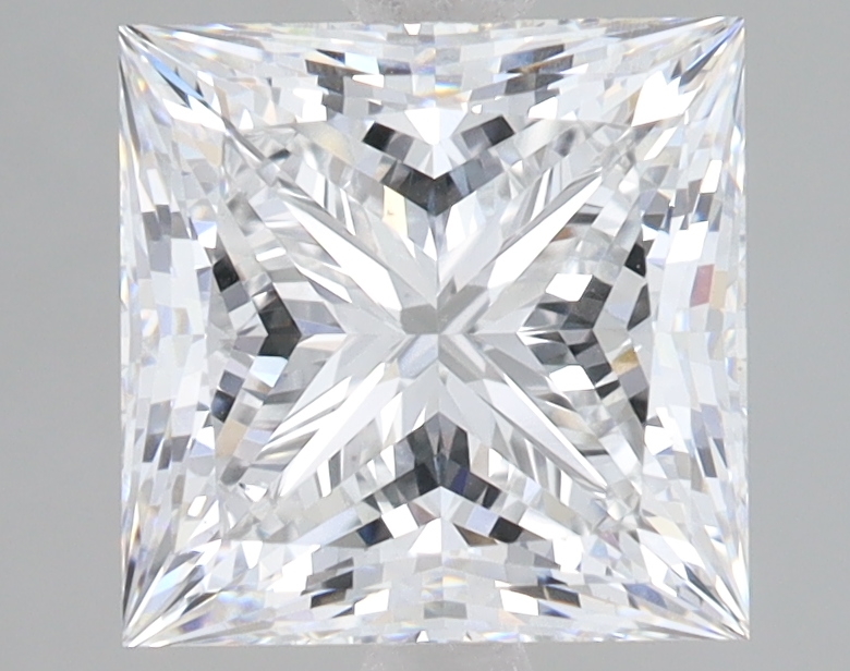 Lab Grown 3.06 Carat, D Colour, <br/>VS1 Clarity PRINCESS Diamond
