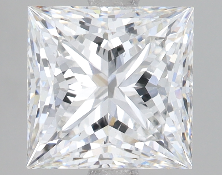 Lab Grown 3.04 Carat, E Colour, <br/>VS1 Clarity PRINCESS Diamond