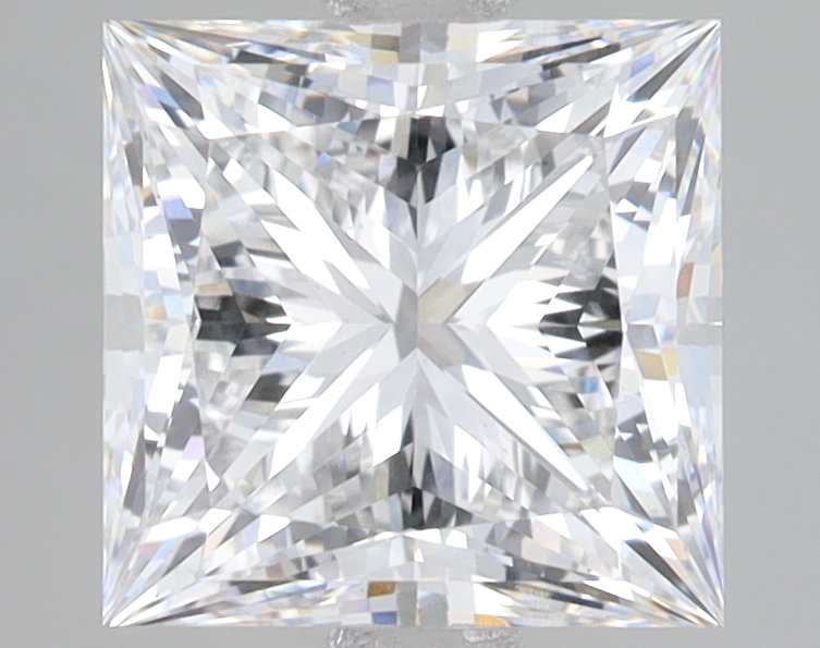 Lab Grown 3.02 Carat, E Colour, <br/>VS1 Clarity PRINCESS Diamond