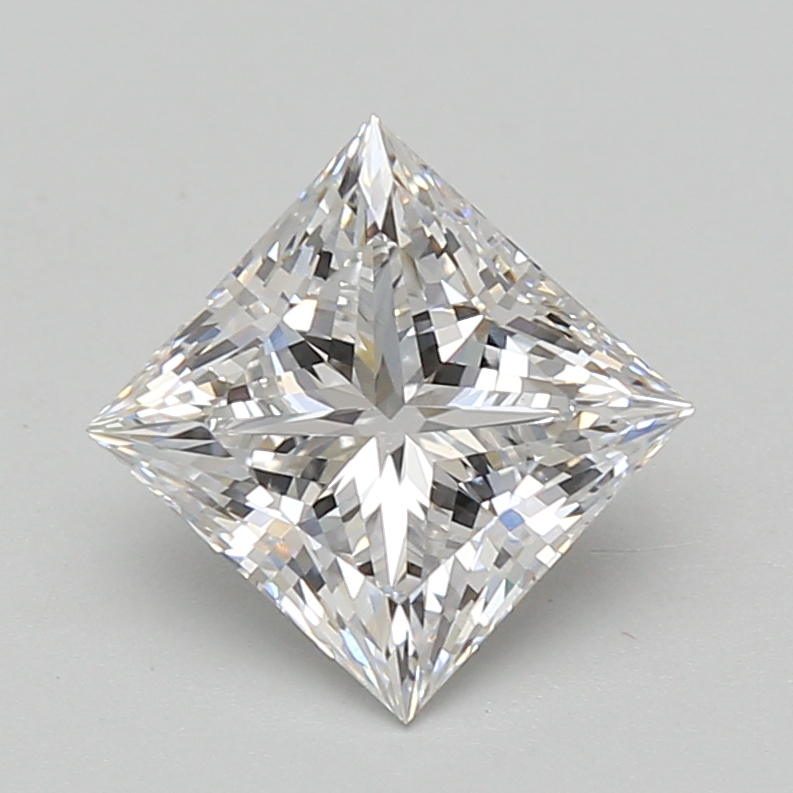 Lab Grown 2.56 Carat, D Colour, <br/>VS1 Clarity PRINCESS Diamond