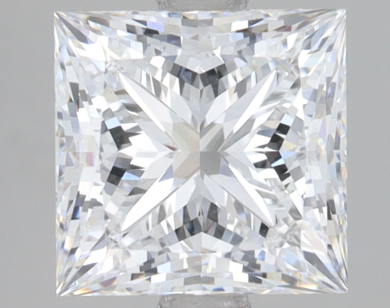 Lab Grown 3.1 Carat, D Colour, <br/>VS1 Clarity PRINCESS Diamond