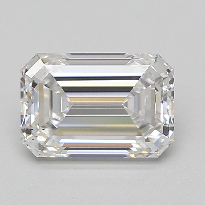 Lab Grown 2.09 Carat, D Colour, <br/>VS2 Clarity EMERALD Diamond