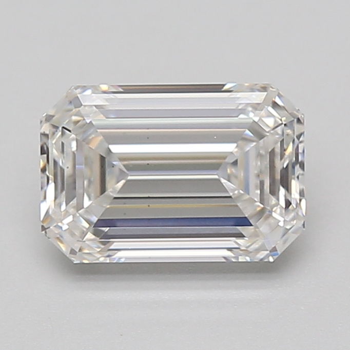 Lab Grown 2.08 Carat, D Colour, <br/>VS2 Clarity EMERALD Diamond