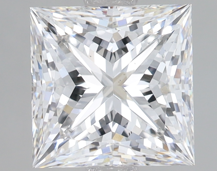 Lab Grown 2.58 Carat, E Colour, <br/>VS1 Clarity PRINCESS Diamond