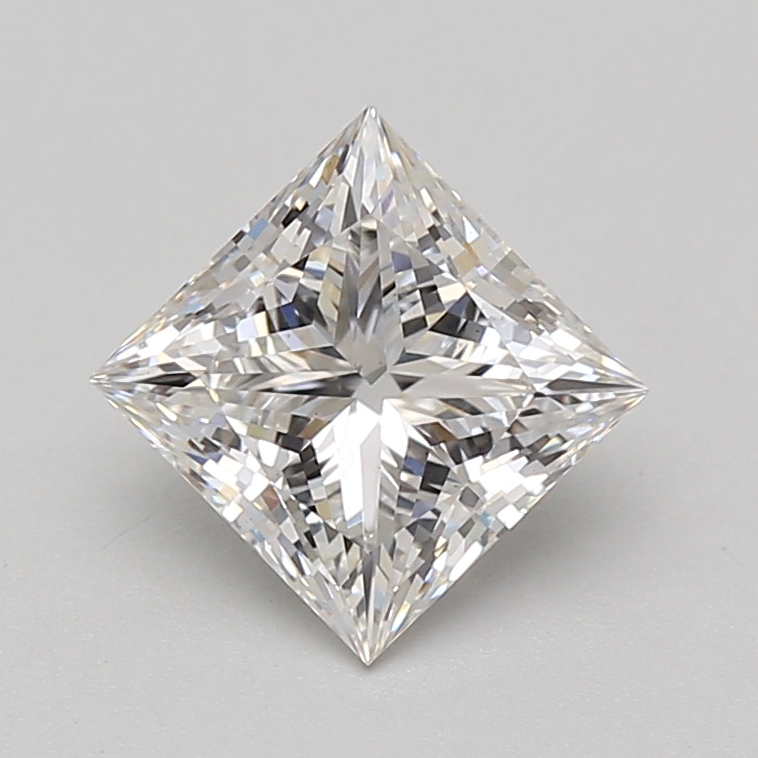 Lab Grown 2.01 Carat, D Colour, <br/>VS1 Clarity PRINCESS Diamond