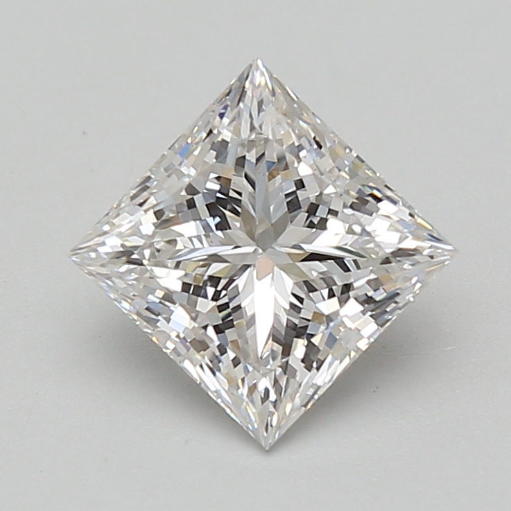 Lab Grown 2.09 Carat, D Colour, <br/>VS1 Clarity PRINCESS Diamond