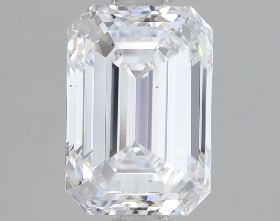 Lab Grown 2.08 Carat, D Colour, <br/>VS2 Clarity EMERALD Diamond